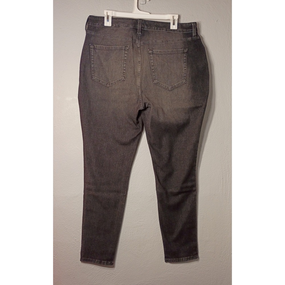 Time and Tru High Rise Curvy Jeans Womens 16 Skinny Black‎ Stretch Core Denim - Picture 5 of 11